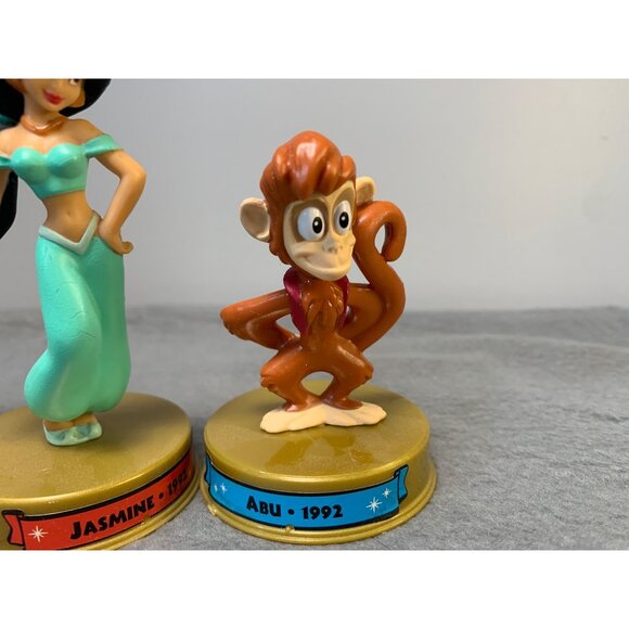 Vintage McDonalds 2002 Disney Aladdin Figure Set Featuring Genie Abu Aladdin Jas - Picture 4 of 16